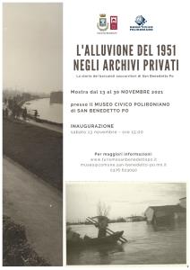 Locandina mostra alluvione